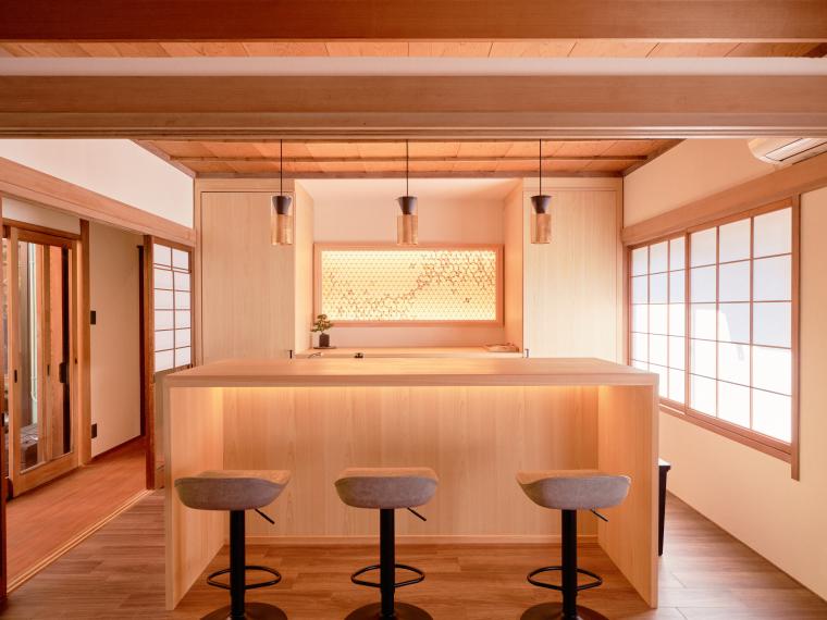 「今昔荘 奈良 ならまち 蒸風呂邸」キッチン