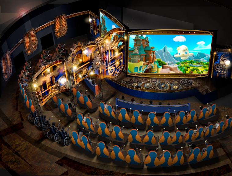 「シナモロールの小さな大冒険」シアターイメージ