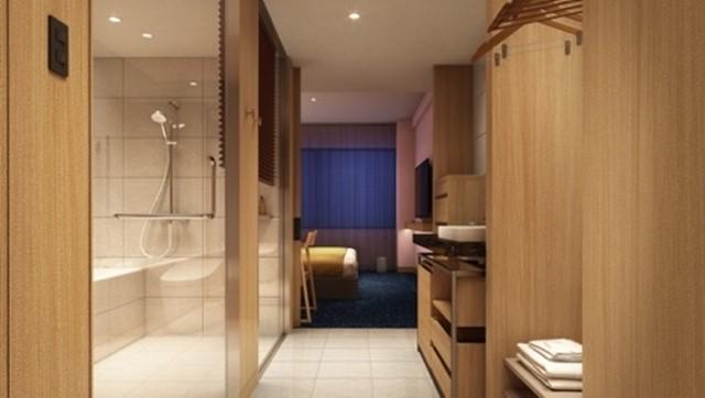 「三井ガーデンホテル京都三条プレミア」客室内