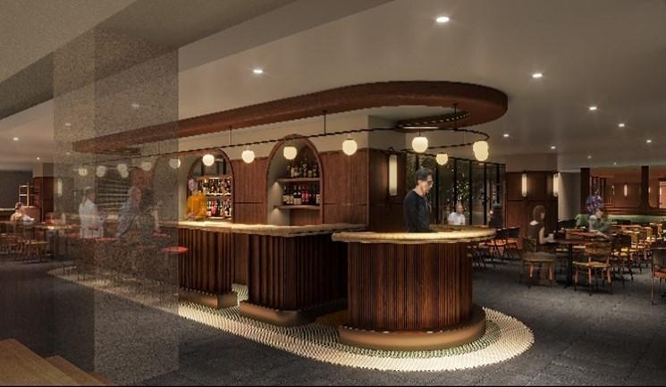 「三井ガーデンホテル京都三条プレミア」レストラン