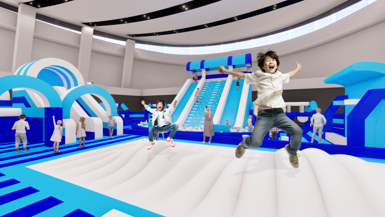 「HIYOSHI PLAY ARENA」トランポリン