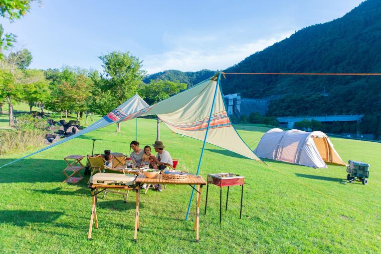 「スプリングスひよし」キャンプ場