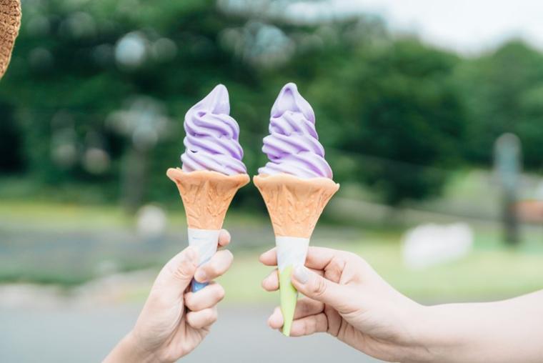 ラベンダーソフトクリーム