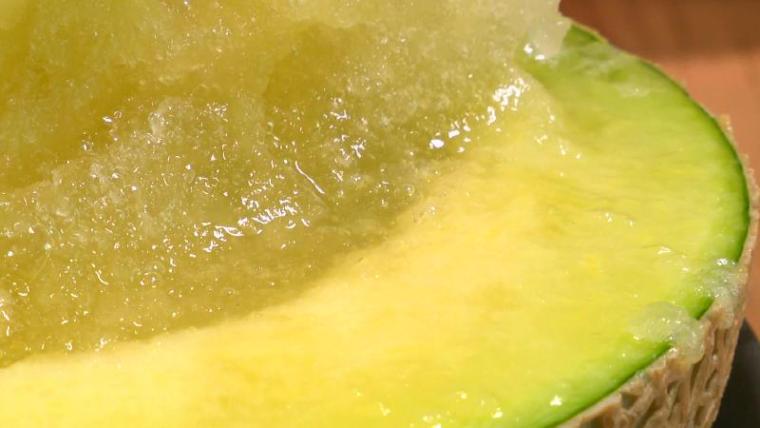 【静岡県浜松市・メロンショップマエシマ】半玉どかん! 高級メロン専門店の“攻めてる”かき氷 