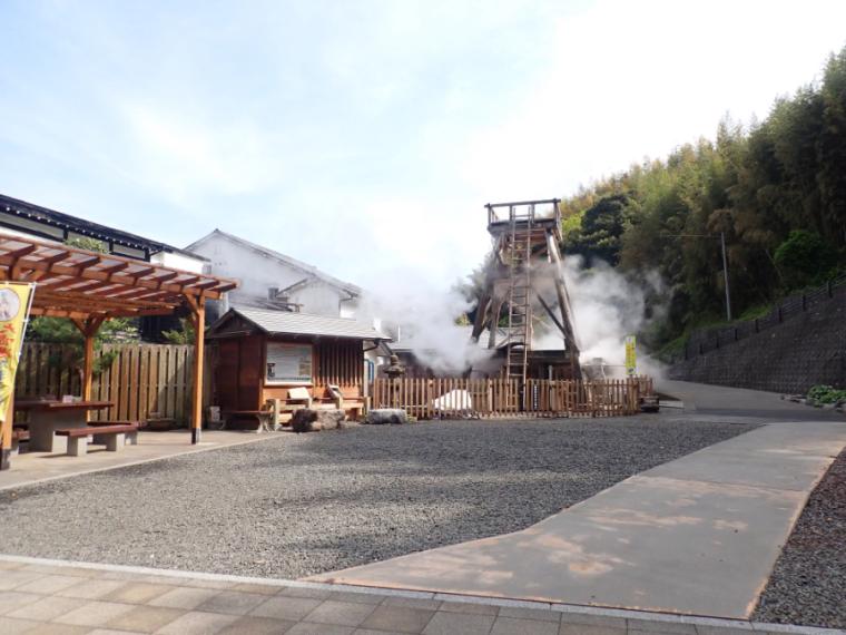 【静岡県河津町・峰温泉大噴湯公園】「噴き出す温泉」を見ながら温泉たまご　40分で完全満喫!
