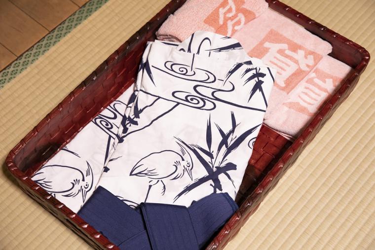 道後温泉本館の浴衣