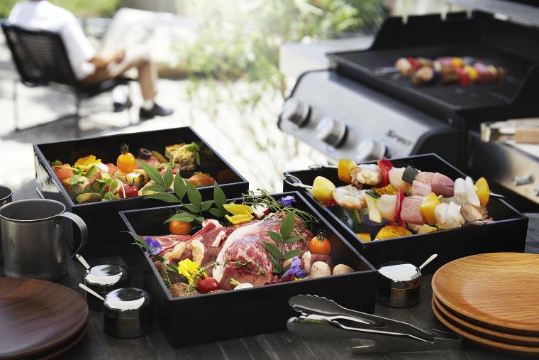 シェフ厳選の食材を用いるBBQ