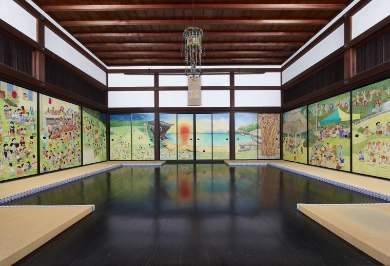 大徳寺 塔頭「真珠庵」方丈障壁画『楽園』