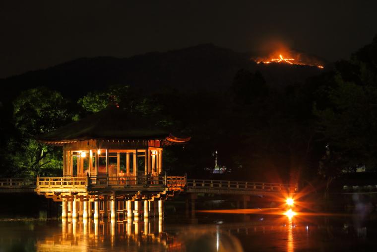 「なら燈花会」奈良大文字送り火