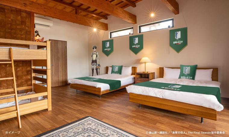 「ネスタリゾート神戸」進撃の巨人コラボルーム