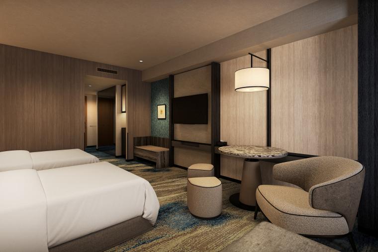 「グランドプリンスホテル大阪ベイ」ツインベッドルーム・イメージ