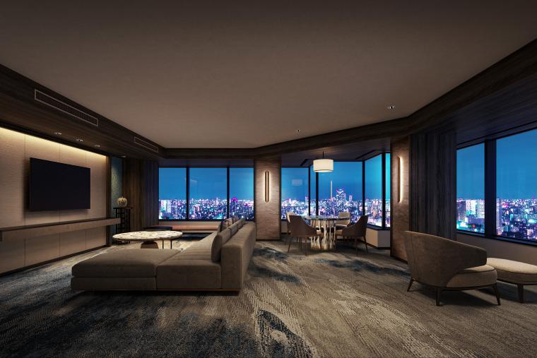 「グランドプリンスホテル大阪ベイ」客室（120平米）