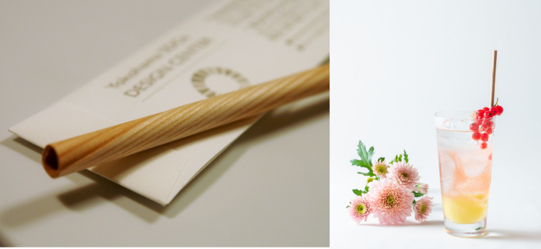 「SDGsストロー・ヨコハマ」を使用したノンアルコールカクテル