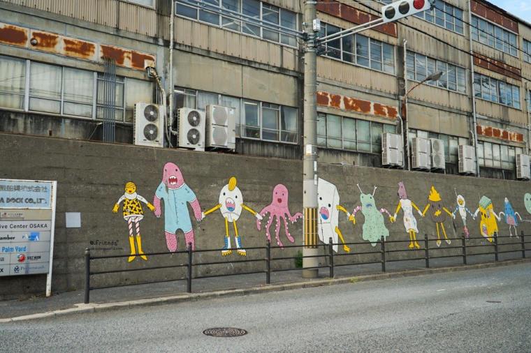 大阪でウォールアート巡りを楽しもう！アートが熱い街3選