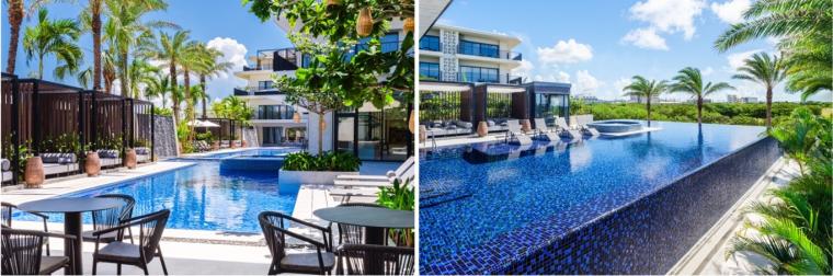 ファミリープールとインフィニティプール