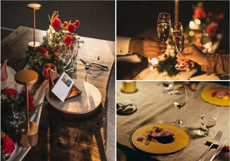 いばらきフラワーパーク「ウィンターイルミネイト」個室ディナープラン