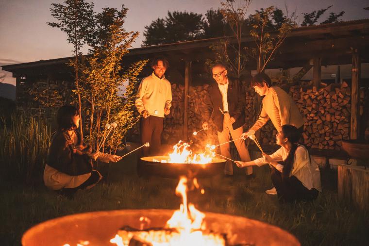 いばらきフラワーパーク「Moonlight Rose Garden2024」焚き火メニュー