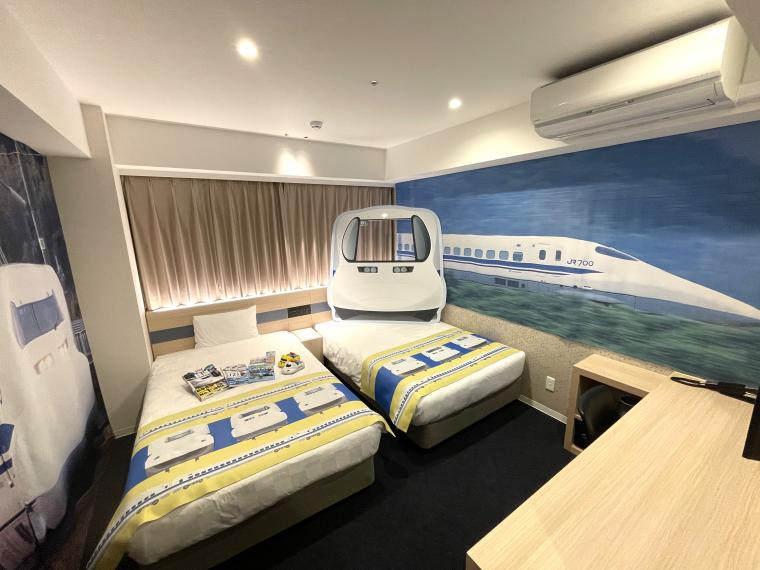 「変なホテル鹿児島 天文館」新幹線コラボルーム