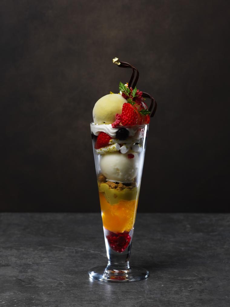 「ルタオ運河プラザ店」パルフェ　ジャージー＆ピスターシュ