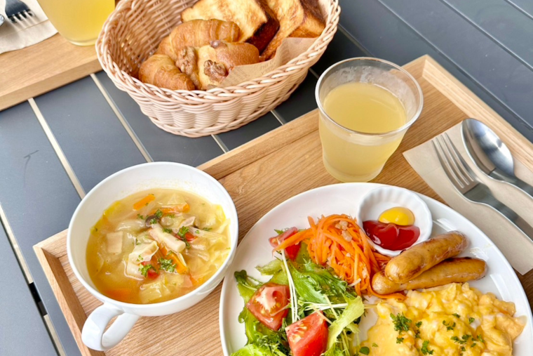 「slow glamping 風と海と」食事メニュー例