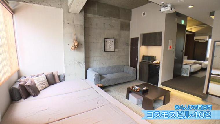 【静岡市葵区・ビル泊】街のど真ん中に泊まる ビルの空き部屋が華麗な転身