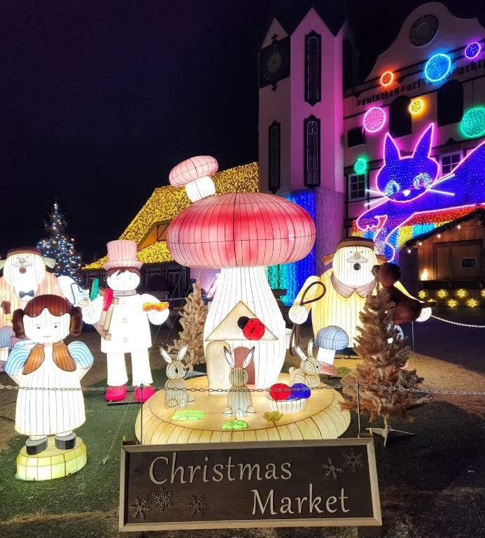 イルミ×音楽にクリスマスマーケット！「東京ドイツ村ウインターイルミネーション2024-2025」
