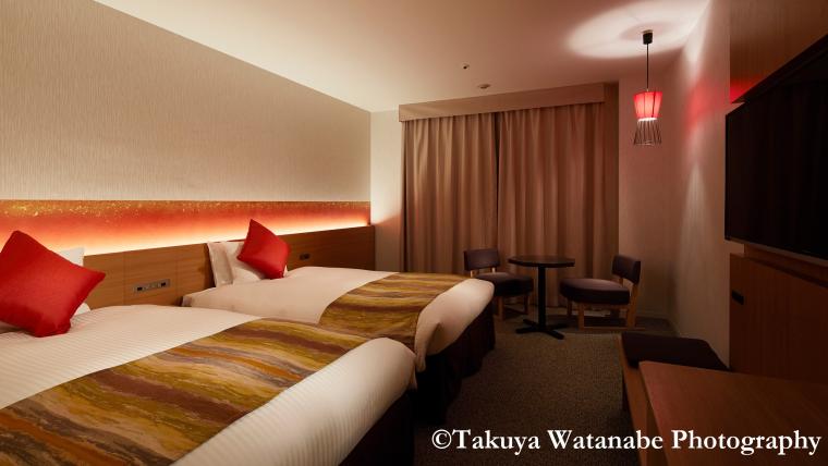 「ロワジールホテル クラシックガーデン 京都三条」スーペリアツイン