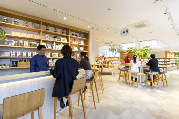 「ねをはすBook&Cafe」カフェ