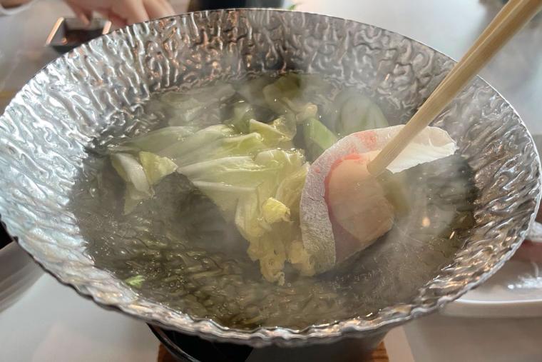 姫路「ぼうぜ鯖」しゃぶしゃぶ