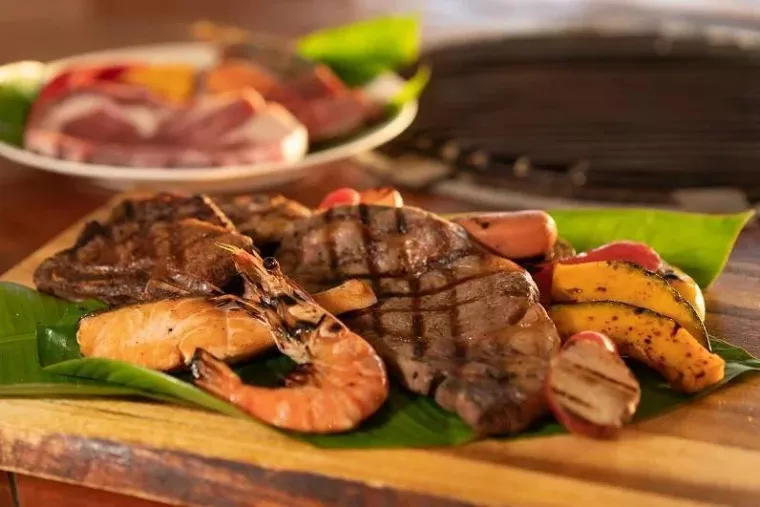 グアム　サンセットビーチ・バーベキュー