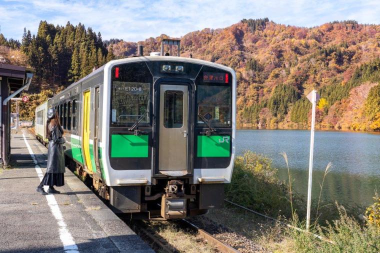 絶景ローカル線全国第1位のJR只見線