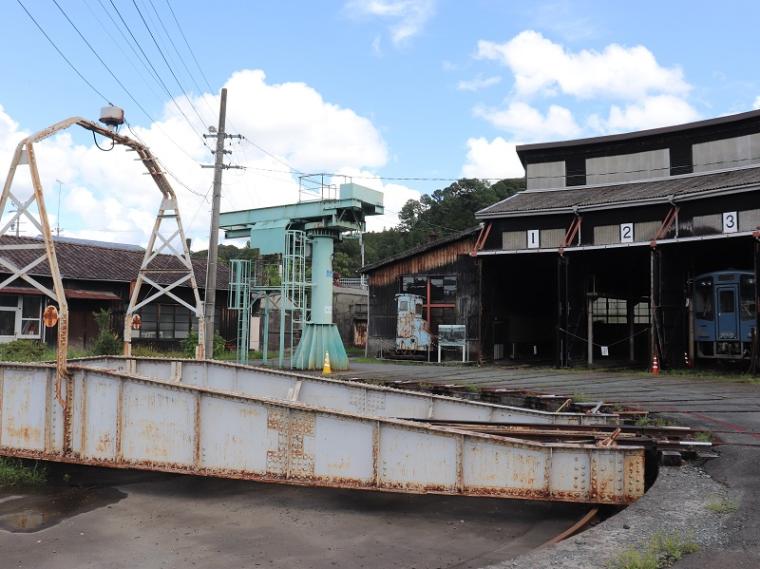 【浜松市天竜区・天竜二俣駅】転車台＆エヴァ ランチはコレ! レトロ感すごい駅でした