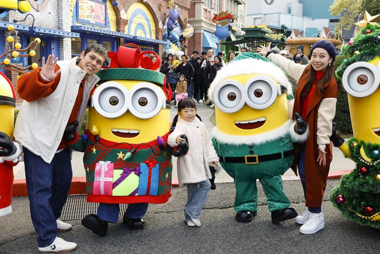 USJ クリスマス2024 ミニオン