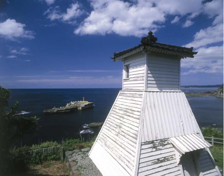 石川県志賀町の旧福浦灯台の写真