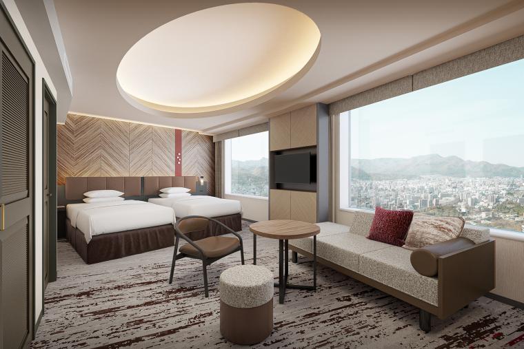 「札幌プリンスホテル」クラブツインルーム