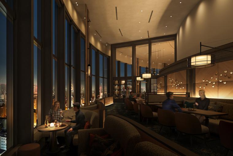 「札幌プリンスホテル」クラブラウンジ（ラウンジエリア）