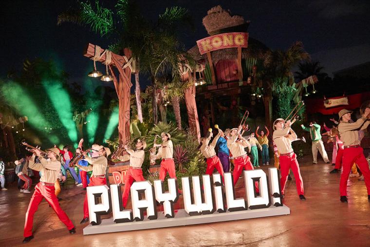 USJ「ドンキーコング」新エリア 前夜祭