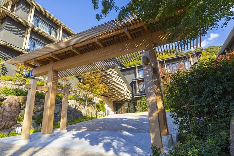 「バンヤンツリー・東山 京都」玄関