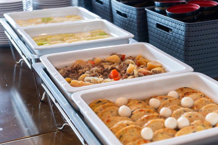 「クラブハウス」内にあるレストラン（事前予約制）