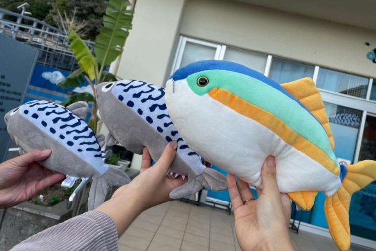 ブリとサバのぬいぐるみ