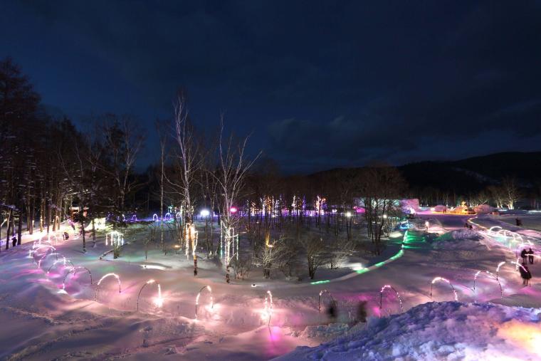 まほら岩手「氷の世界」イルミネーション