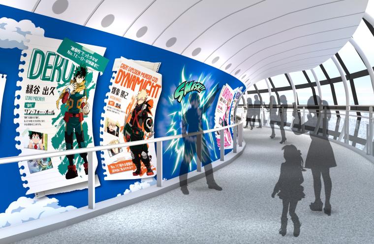 東京スカイツリー×ヒロアカ「空に浮かぶヒーローノート！」