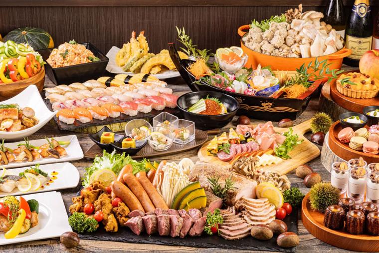 「ホテルアンダの森 山形天童店」夕食ビュッフェ