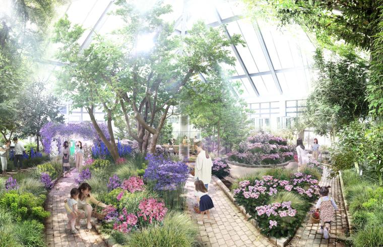 「Gunma Flower Park +」温室