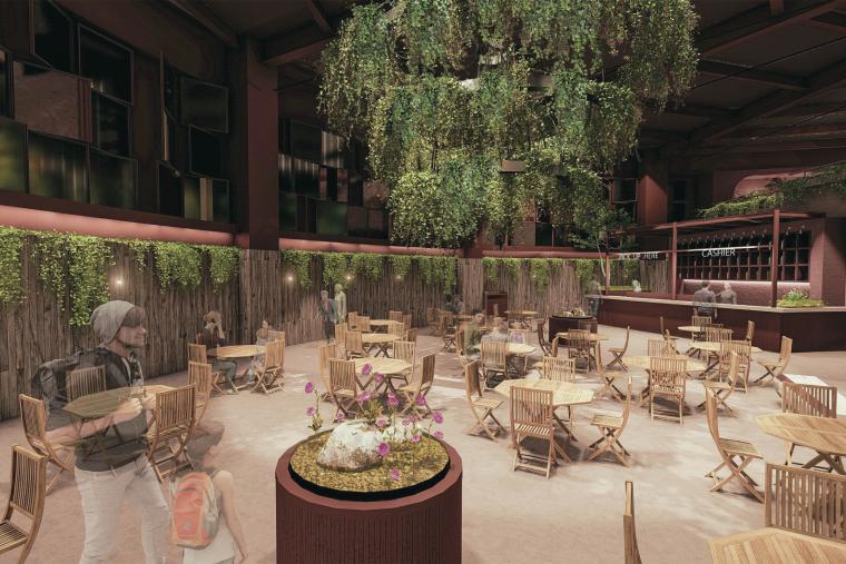 「Gunma Flower Park +」カフェ兼アクティビティスタジオ