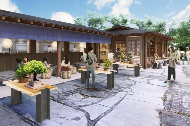 「Gunma Flower Park +」和食堂