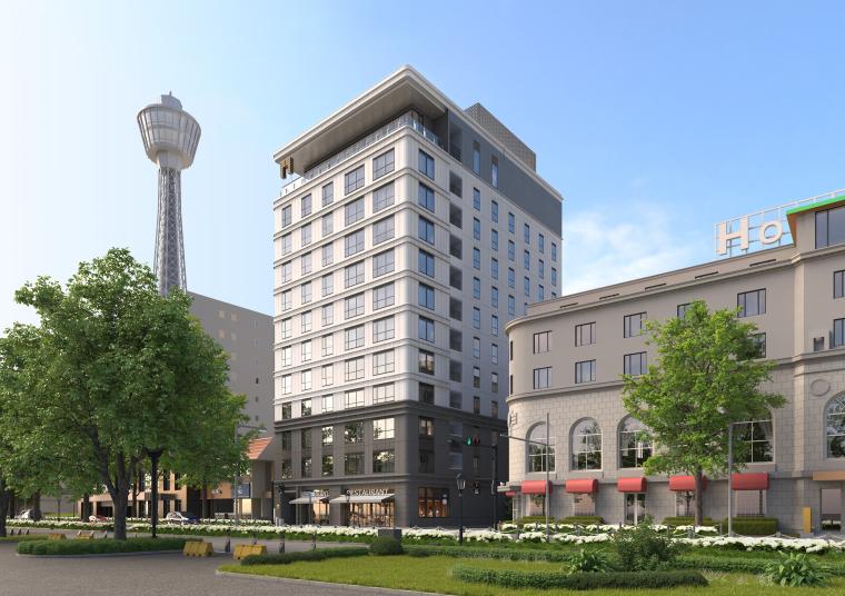 「ザ・ゲートホテル横浜 by HULIC」外観・昼