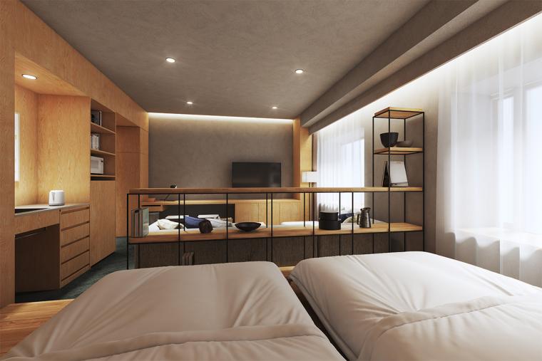 「リーベルホテル大阪」MUJI room TYPE B 2