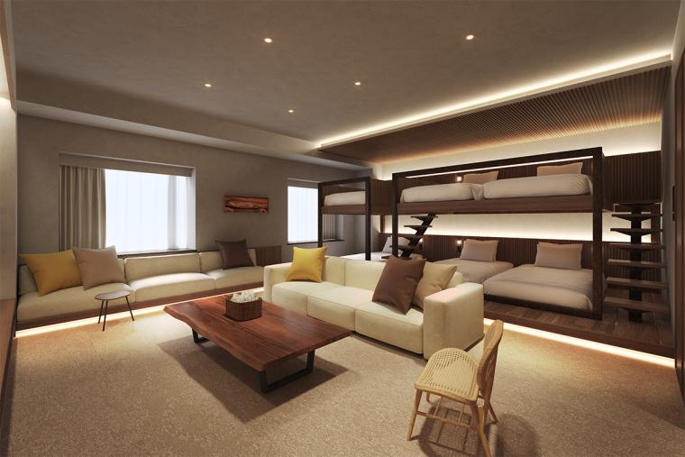 「リーベルホテル大阪」MUJI room TYPE D 2