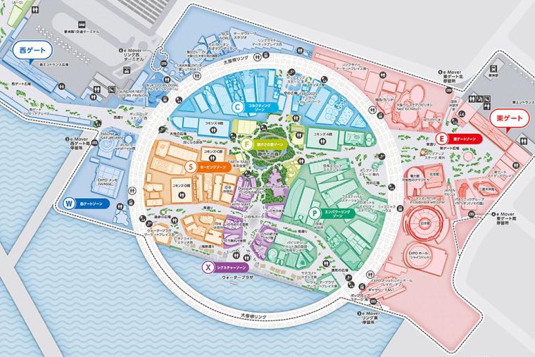 大阪・関西万博 会場地図